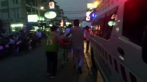 British man dead after window fall in Thailand, four ladyboys.